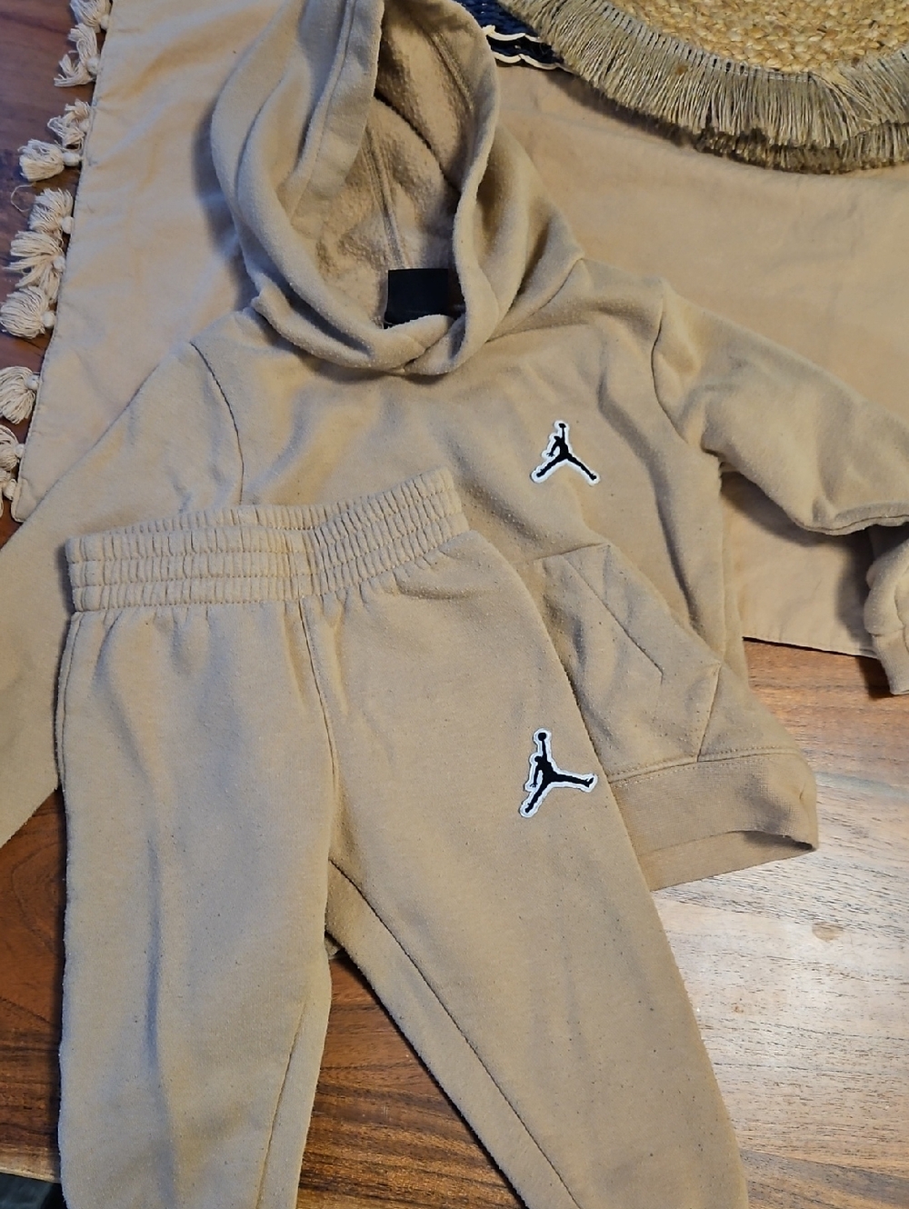 Jordan Kids Tan Sweatpants Joggers Set 2T